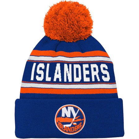 New York Islanders Ddziecięca - Wordmark Cuffed NHL Czapka zimowa