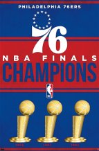 Philadelphia 76ers - NBA Champions Plakat
