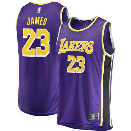 Los Angeles Lakers Youth - LeBron James Fast Break Replica NBA Jersey
