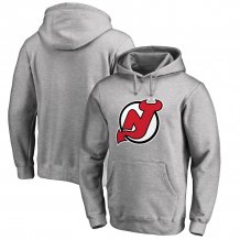 New Jersey Devils - Primary Logo Gray NHL Mikina s kapucí