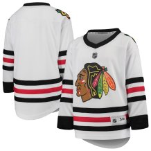 Chicago Blackhawks Dziecięca - Replica White NHL Koszulka/Własne imię i numer