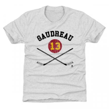 Calgary Flames Youth - Johnny Gaudreau Sticks NHL T-Shirt