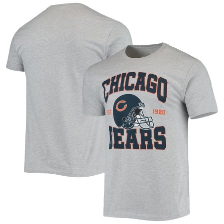Chicago Bears - Helmet Gray NFL T-Shirt
