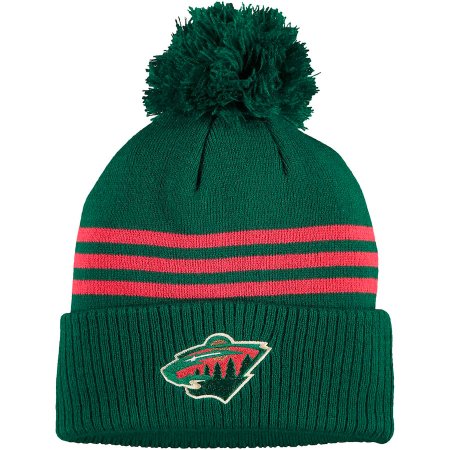 Minnesota Wild - Three Stripe Cuffed NHL Zimní čepice