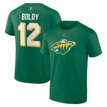 Minnesota Wild - Matthew Boldy Stack NHL T-Shirt