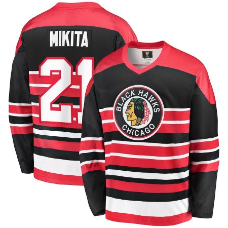 Chicago Blackhawks - Stan Mikita Retired Breakaway NHL Trikot