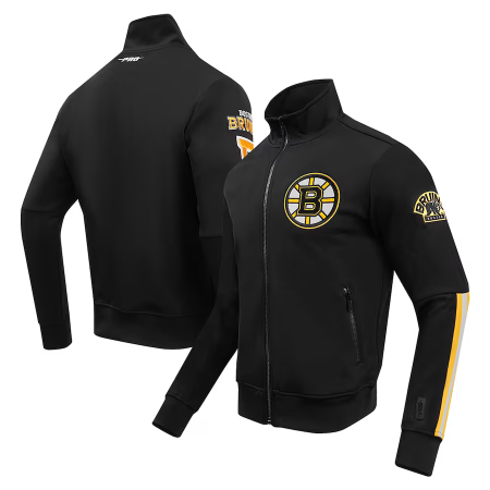 Boston Bruins - Chenille Full-Zip NHL Track Bluza