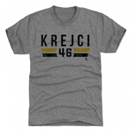 Boston Bruins - David Krejci Font NHL T-Shirt