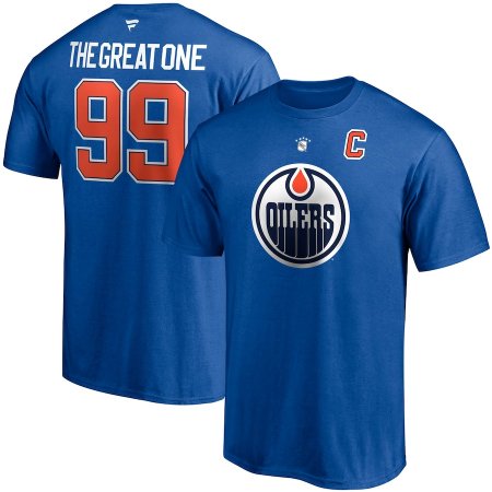 Edmonton Oilers - Wayne Gretzky Nickname NHL T-Shirt - Size: L/USA=XL/EU