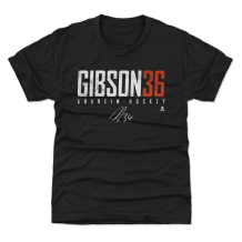 Anaheim Ducks Detské - John Gibson Elite Black NHL Tričko