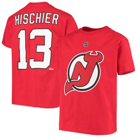 New Jersey Devils Youth - Nico Hischier  NHL T-Shirt