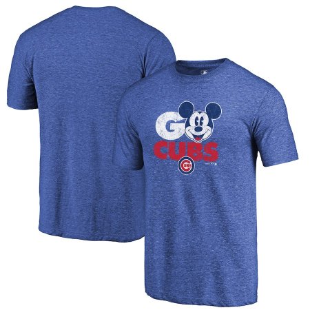 Chicago Cubs Mickey Mouse x Chicago Cubs Baseball Jersey Blue