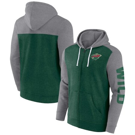 Minnesota Wild - Down and Distance Full-Zip NHL Bluza s kapturem