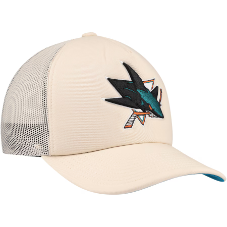 San Jose Sharks - Foam Front Cream NHL Kšiltovka