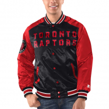 Toronto Raptors - Full-Snap Varsity Satin NBA Jacket