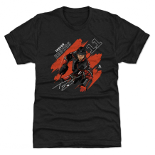 Anaheim Ducks - Trevor Zegras Stripes Black NHL T-Shirt