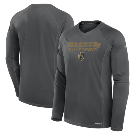 Vegas Golden Knights - Authentic Pro Rink Tech NHL Koszułka z długim rękawem