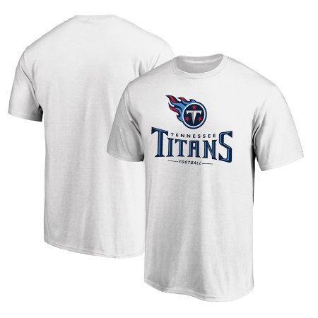 Tennessee Titans - Team Lockup White NFL T-Shirt
