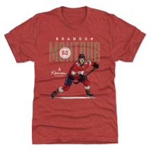 Florida Panthers - Brandon Montour Card Red NHL T-Shirt