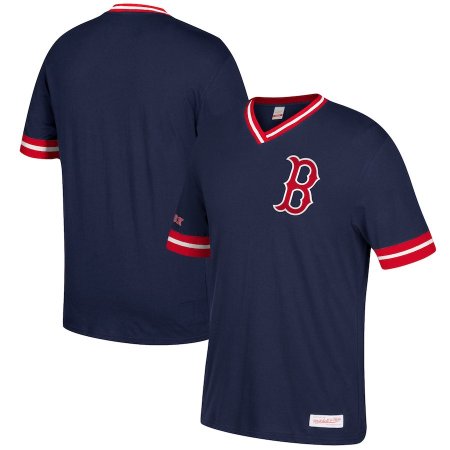Boston Red Sox - Overtime Win Vintage V-Neck MLB T-shirt