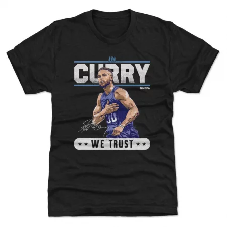 Golden State Warriors - Stephen Curry Trust Black NBA T-Shirt