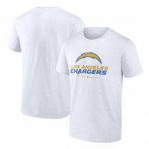 Los Angeles Chargers - Team Lockup White NFL T-Shirt