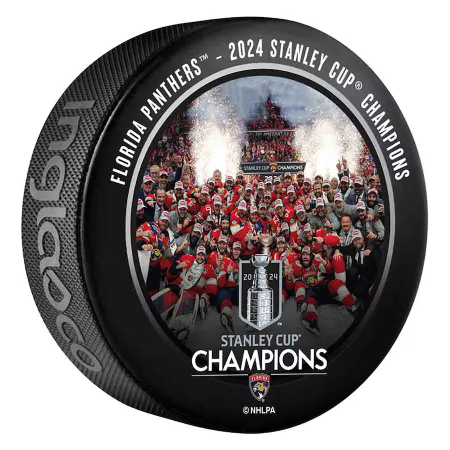 Florida Panthers - 2024 Stanley Cup Champions Celebration NHL Puck