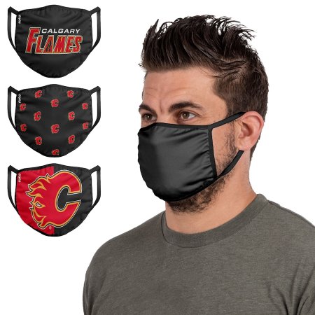 Calgary Flames - Sport Team 3-pack NHL face mask