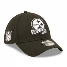 Pittsburgh Steelers - 2022 Sideline Black & White 39THIRTY NFL Hat