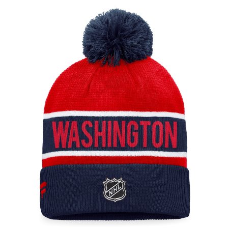 Washington Capitals - Authentic Pro Rink Cuffed NHL Zimní čepice