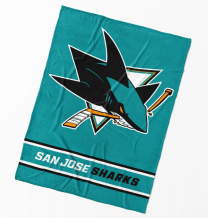 San Jose Sharks - Team Logo 150x200cm NHL Prikrývka