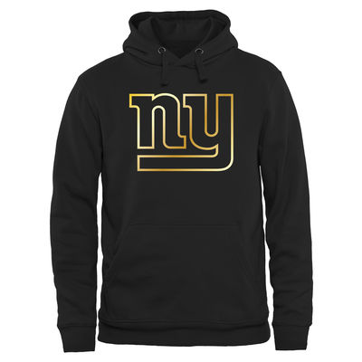 New York Giants - Pro Line Black Gold Collection NFL Hoodie