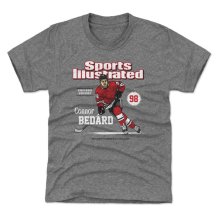 Chicago Blackhawks Youth - Connor Bedard Sports Illustrated Gray NHL T-Shirt