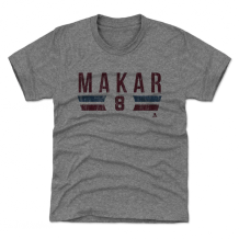 Colorado Avalanche Youth - Cale Makar Font Gray NHL T-Shirt