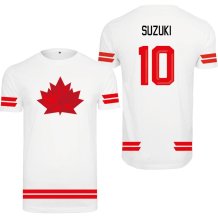Kanada - Nick Suzuki 2026 Hokejové Tričko - biela