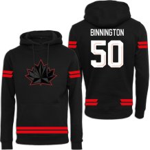 Kanada - Jordan Binnington 2026 Hokejová Mikina s kapucňou