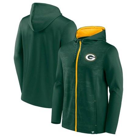 Green Bay Packers - Ball Carrier Full-Zip Green NFL Mikina s kapucí