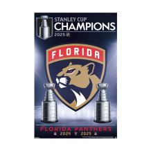 Florida Panthers - 2025 Stanley Cup Champions Team NHL Poster