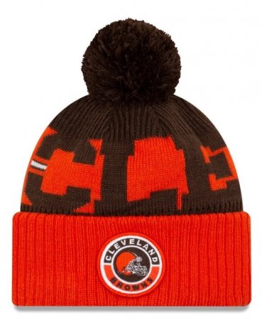 Cleveland Browns - 2020 Sideline Road NFL zimná čiapka