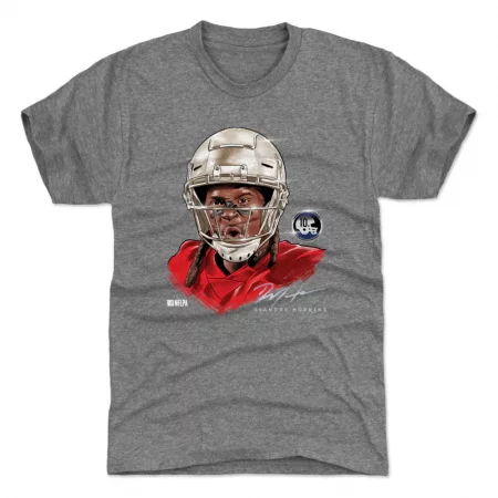 Arizona Cardinals - DeAndre Hopkins Platinum Gray NFL T-Shirt