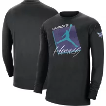 Charlotte Hornets - Jordan Brand Courtside Statement NBA Tričko s dlhým rukávom
