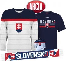 Slovakia - Trikot + T-shirt + Schal + MiniTrikot Fan Set