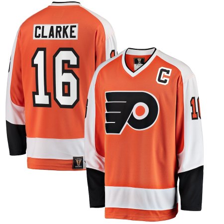 Philadelphia Flyers - Bobby Clarke Retired Breakaway NHL Trikot