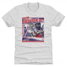 New York Rangers - Igor Shesterkin Comic White NHL T-Shirt