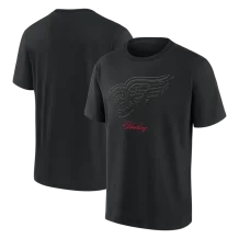 Detroit Red Wings - Blackout Heavyweight NHL Koszułka