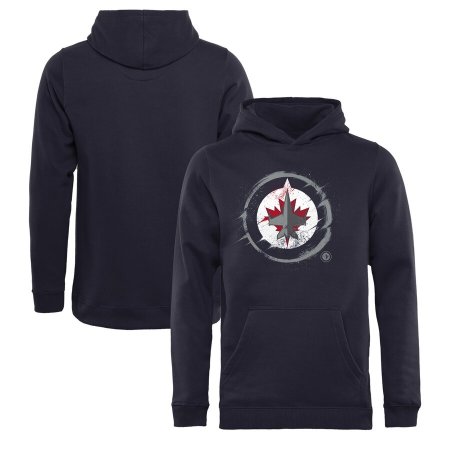 Winnipeg Jets Youth - Splatter Logo NHL Hoodie