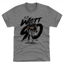 Pittsburgh Steelers - T.J. Watt Rough Gray NFL Koszułka