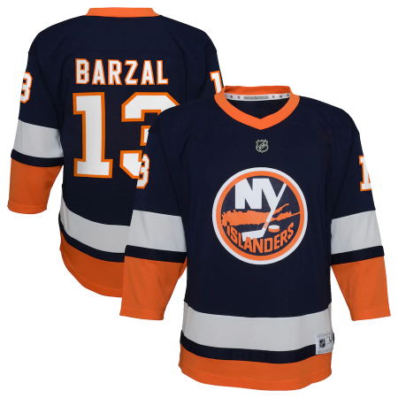 New York Islanders Kinder - Mathew Barzal Reverse Retro NHL Trikot