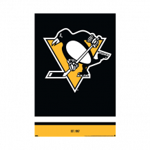 Pittsburgh Penguins - Team Logo NHL Plagát