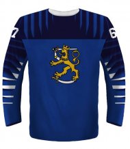 Finlandia - 2018 World Championship Replica Fan Bluza//Własne imię i numer